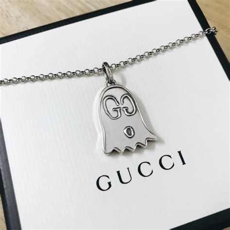 gucci ghost necklace reivew|gucci ghost ring used.